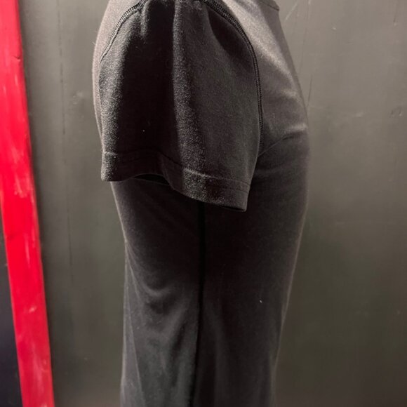 Adidas‎ Ultimate Tee Women Small Solid Black Climalite Fitted Short Sleeve Shirt - Picture 2 of 7